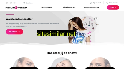 piercingwereld.nl alternative sites
