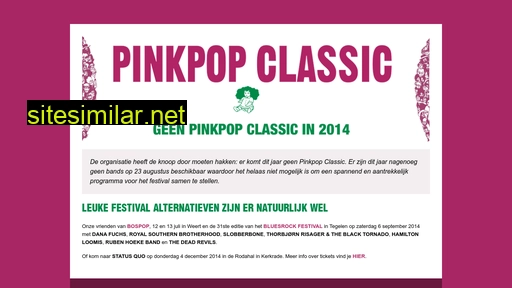pinkpopclassic.nl alternative sites