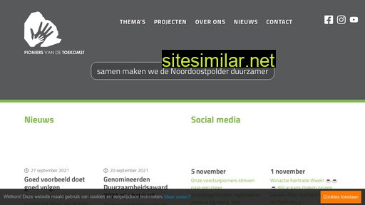 pioniersvandetoekomst.nl alternative sites