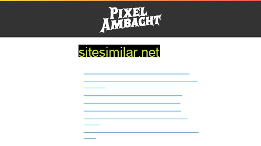 Pixelambacht similar sites