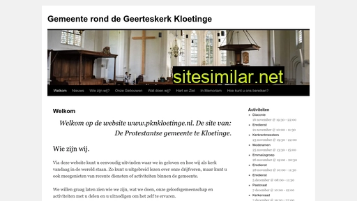 pknkloetinge.nl alternative sites