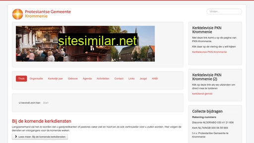 pknkrommenie.nl alternative sites