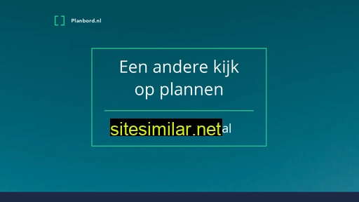 planbord.nl alternative sites