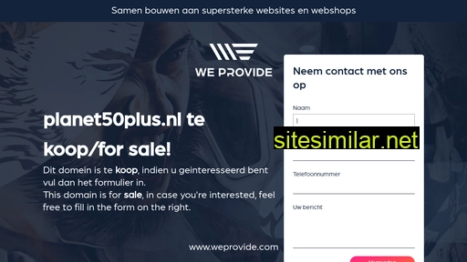 planet50plus.nl alternative sites