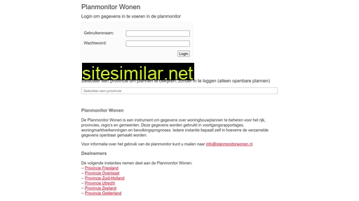 planmonitorwonen.nl alternative sites
