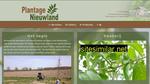 plantagenieuwland.nl alternative sites