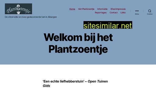plantzoentje.nl alternative sites