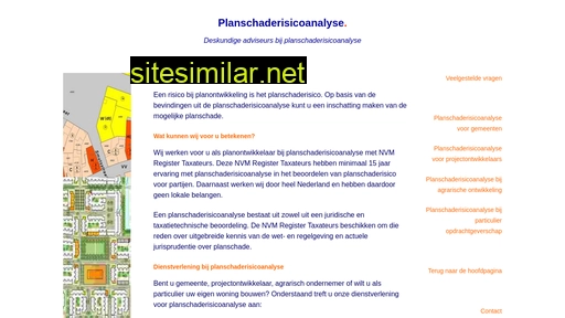 planschaderisicoanalyse.nl alternative sites