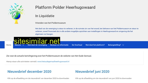 platformpolderheerhugowaard.nl alternative sites