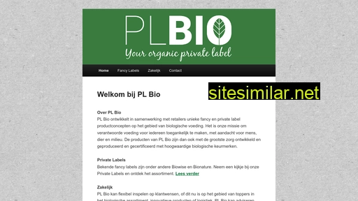 plbio.nl alternative sites