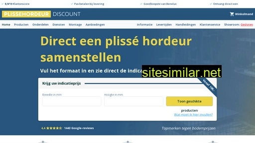 Plissehordeur-discount similar sites