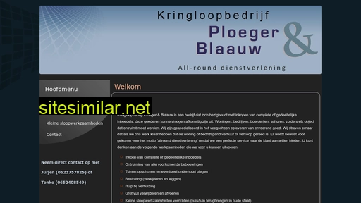 ploegerenblaauw.nl alternative sites