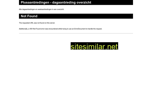 plusaanbiedingen.nl alternative sites