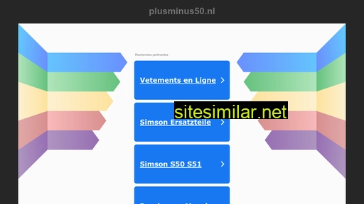 Plusminus50 similar sites