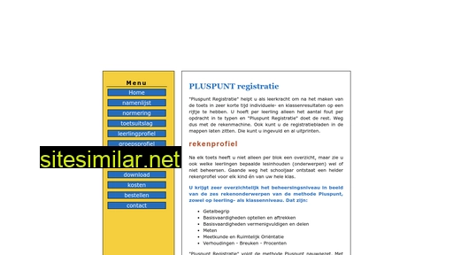 pluspuntregistratie.nl alternative sites