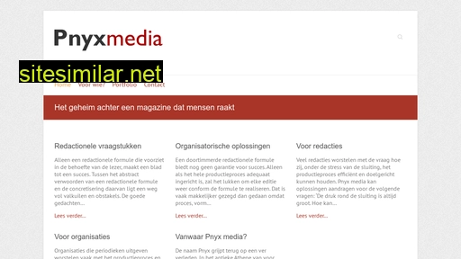 pnyxmedia.nl alternative sites