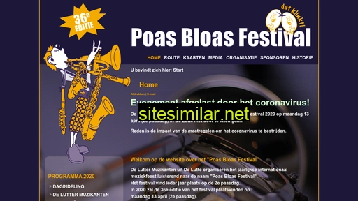 Poasbloasfestival similar sites