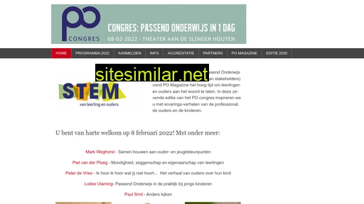 pocongres.nl alternative sites