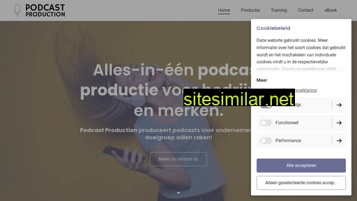 podcastproduction.nl alternative sites