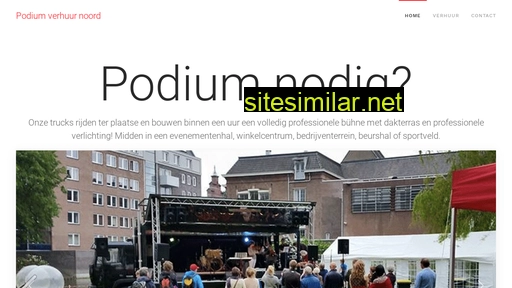 podiumverhuurnoord.nl alternative sites