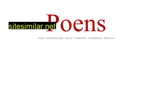 poens.nl alternative sites