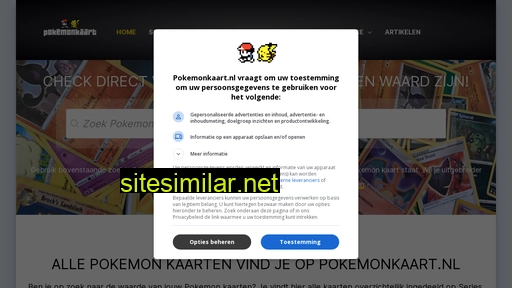 pokemonkaart.nl alternative sites
