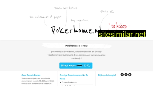 pokerhome.nl alternative sites