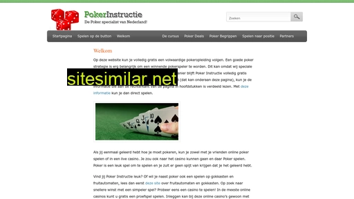 pokerinstructie.nl alternative sites