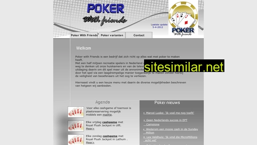 pokerwithfriends.nl alternative sites