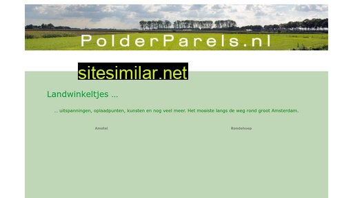 Polderparels similar sites