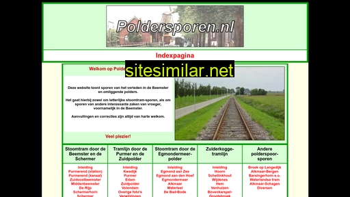 poldersporen.nl alternative sites