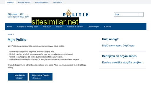 politie.nl alternative sites