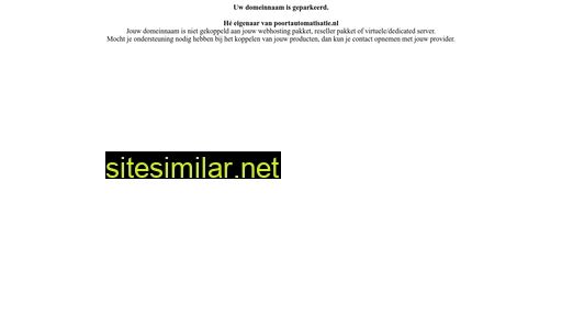 poortautomatisatie.nl alternative sites