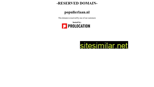 populierlaan.nl alternative sites