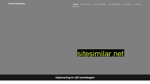 popupbungalow.nl alternative sites