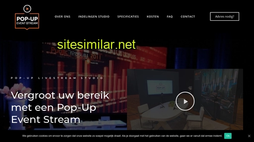 popupeventstream.nl alternative sites