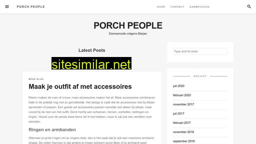 porchpeople.nl alternative sites