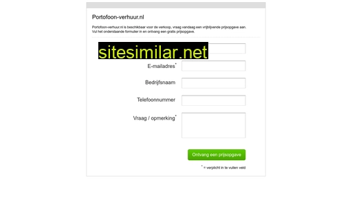 portofoon-verhuur.nl alternative sites