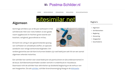 postma-schilders.nl alternative sites