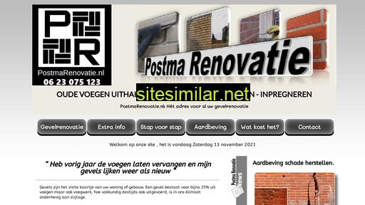 postmarenovatie.nl alternative sites