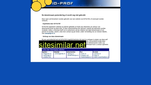 postordering.nl alternative sites