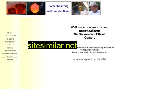 pottenbakkerij-vandentillaart.nl alternative sites