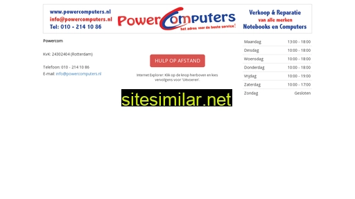 powercomputers.nl alternative sites