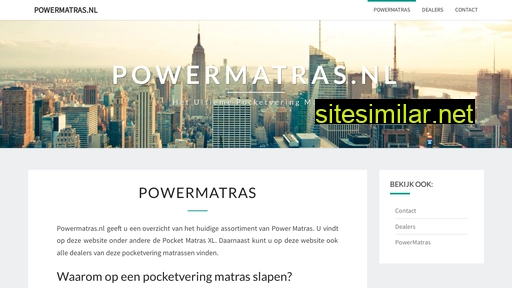 powermatras.nl alternative sites