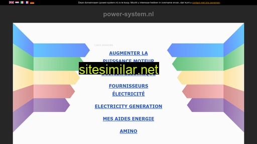 Power-system similar sites