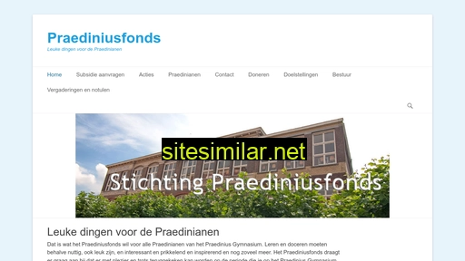 praediniusfonds.nl alternative sites