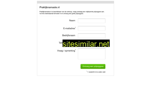 praktijknamaste.nl alternative sites