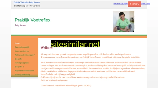 praktijkvoetreflexpattyjansen.nl alternative sites