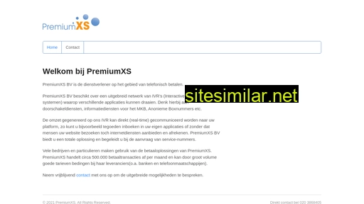 premiumxs.nl alternative sites