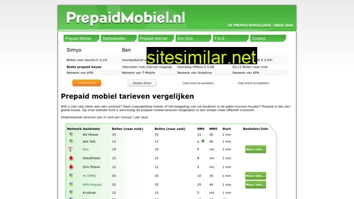 prepaidmobiel.nl alternative sites